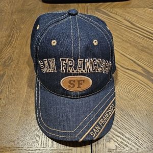 Denim San Francisco baseball cap